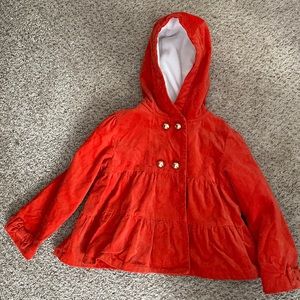 Gymboree 4T-5T Red/Orange Ruffle Jacket